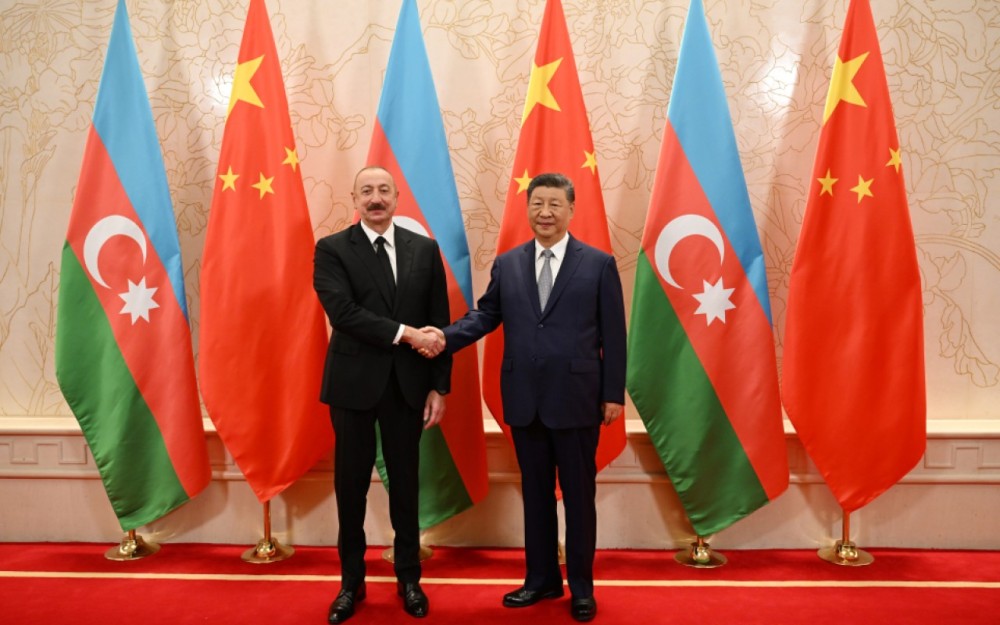 İlham Əliyev Çin lideri ilə  görüşdü - YENİLƏNİB